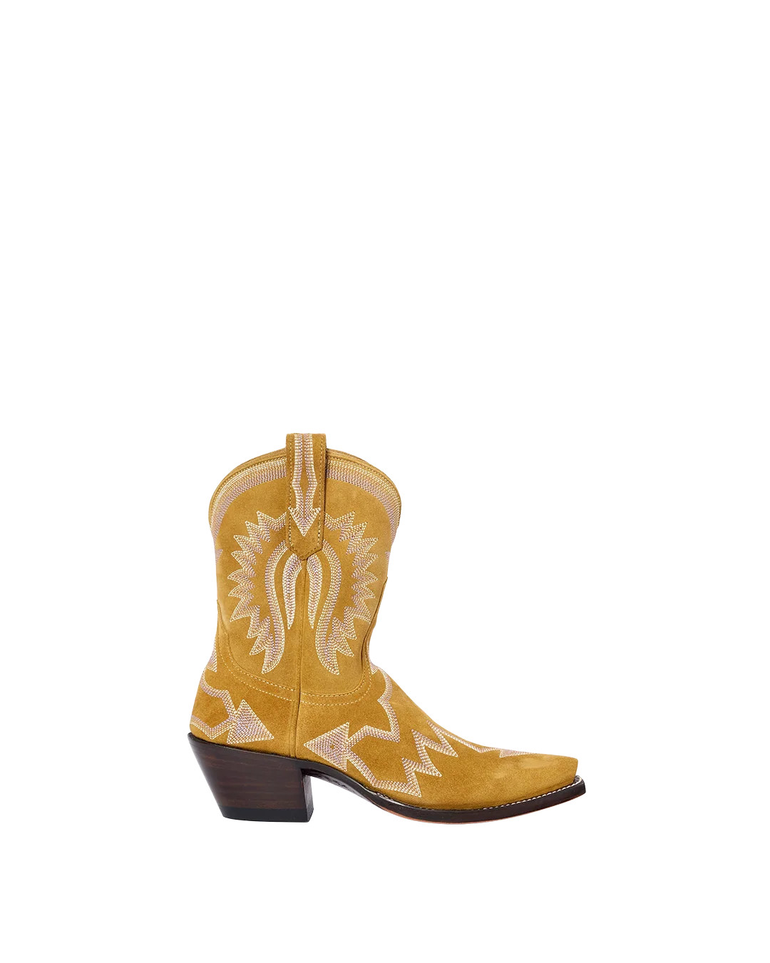 Maggie Honey Suede | Luxury Fashion Women's Cowboy Boots | Miron Crosby | Miron Crosby