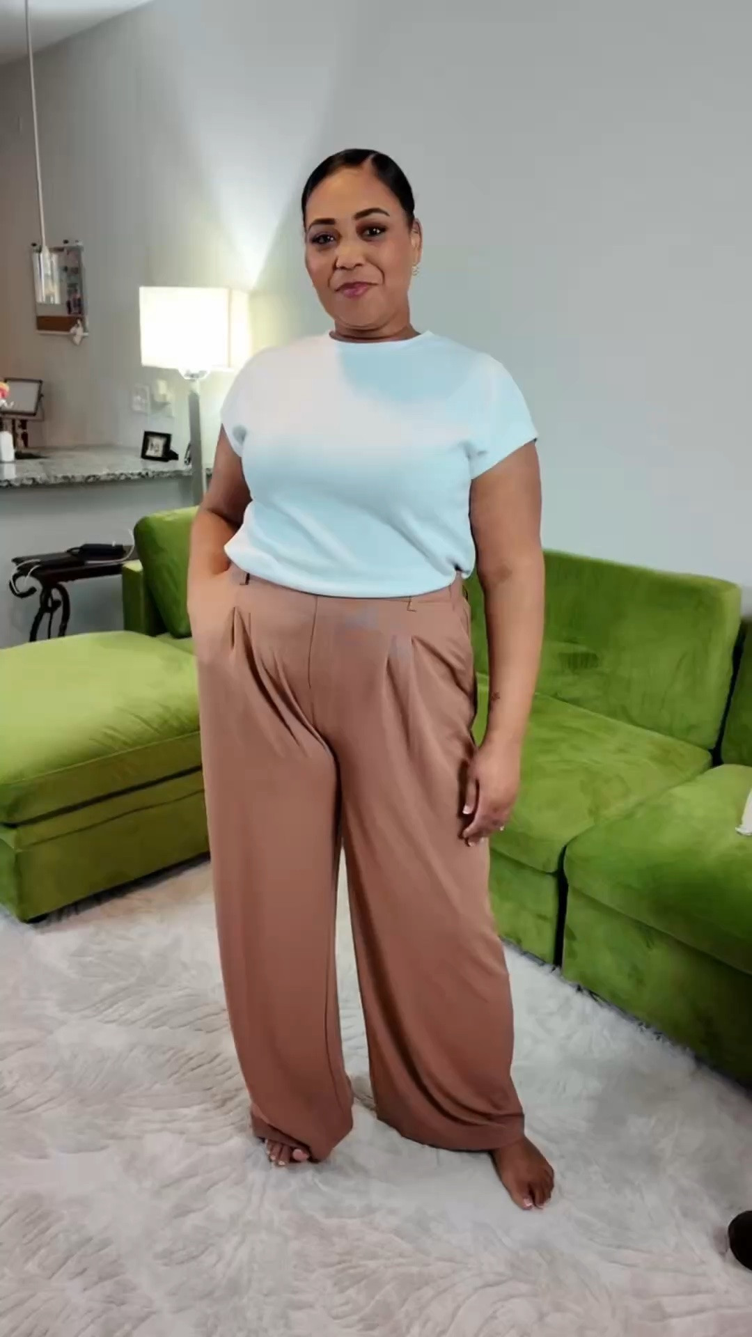 Halara Waffle Wide-Leg Work Pants | Wide-Leg fit | Easy Workwear Outfit | Waffle Fabric

#LTKPlusSize #LTKWorkwear
