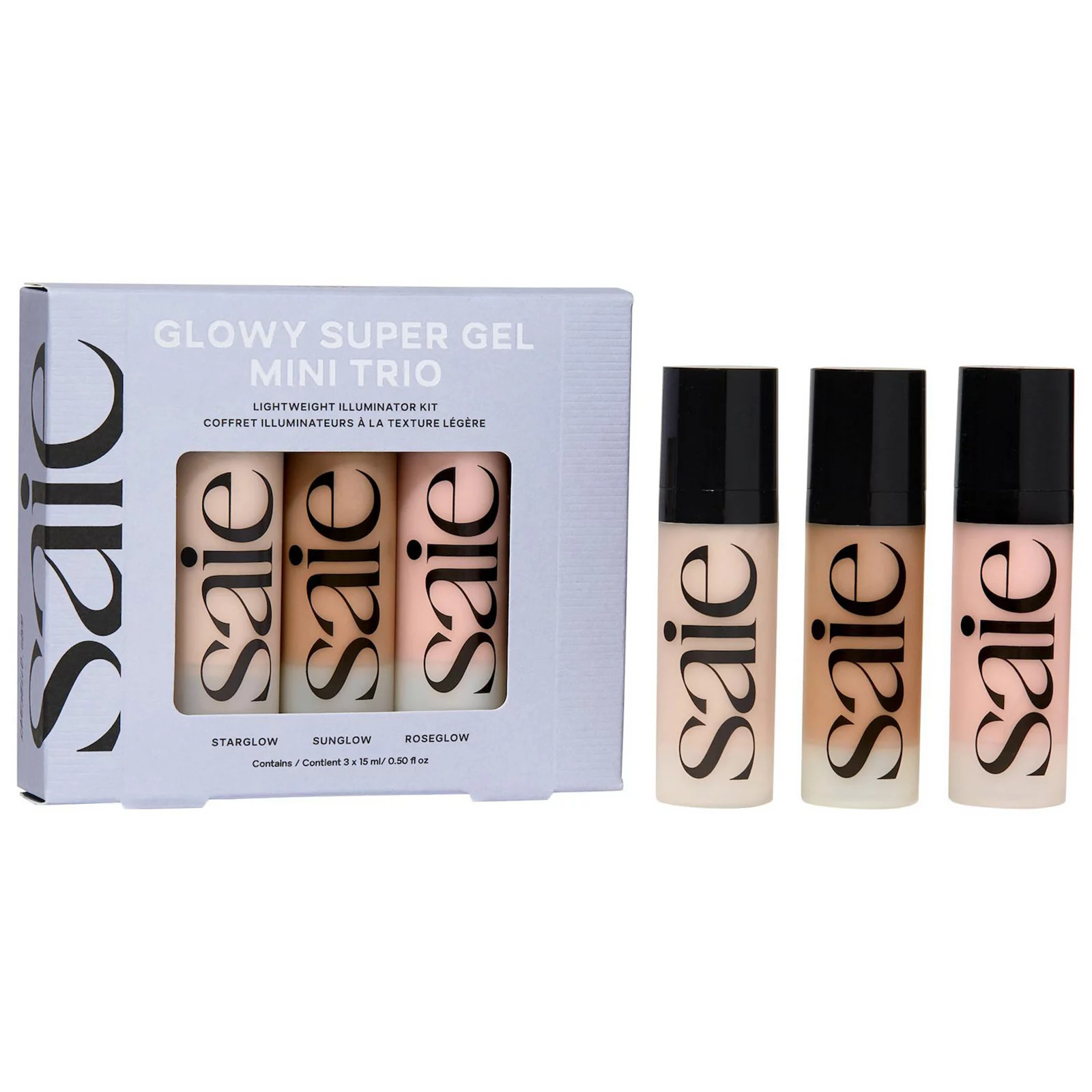 Saie Mini Glowy Super Gel Trio Gift Set, Size: 1.01 FL Oz, Multi | Kohl's