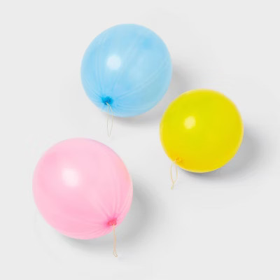 6ct Punch Balloons - Spritz™: Multicolor Party Supplies for Kids, Punching Balloons with Rubber... | Target