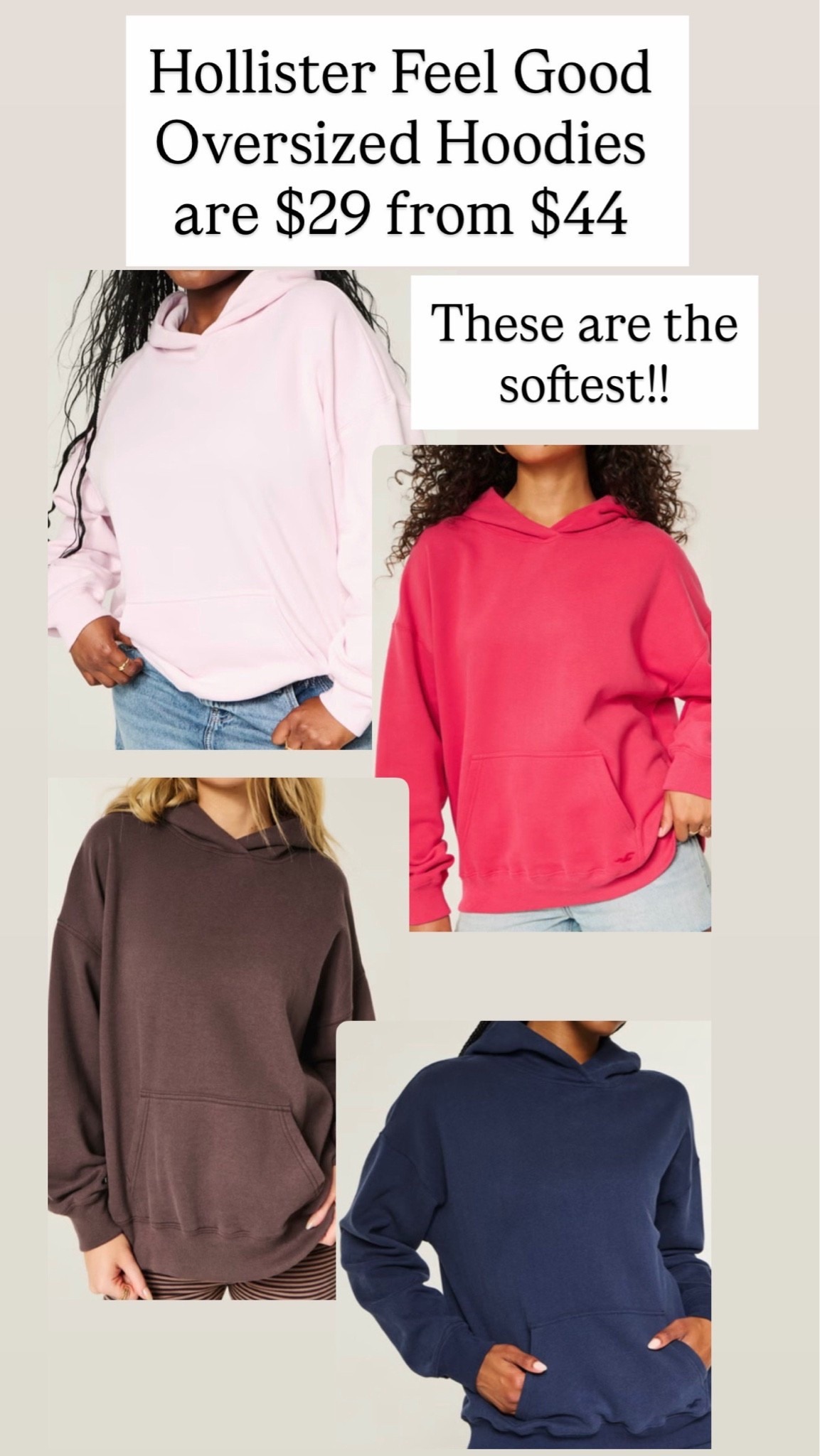 Hollister Feel Good Oversized Hoodie

#LTKSaleAlert