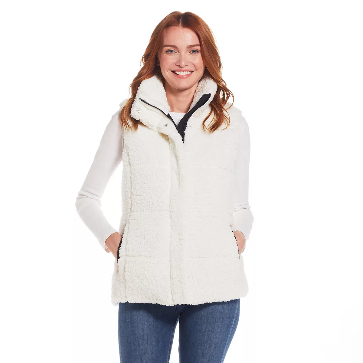 Women's Weathercast Sherpa Puffer Vest | Kohl's