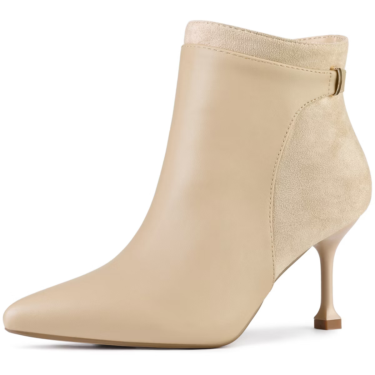 Allegra K Women's Pointed Toe Side Zip Stiletto Heel Ankle Boots | Target