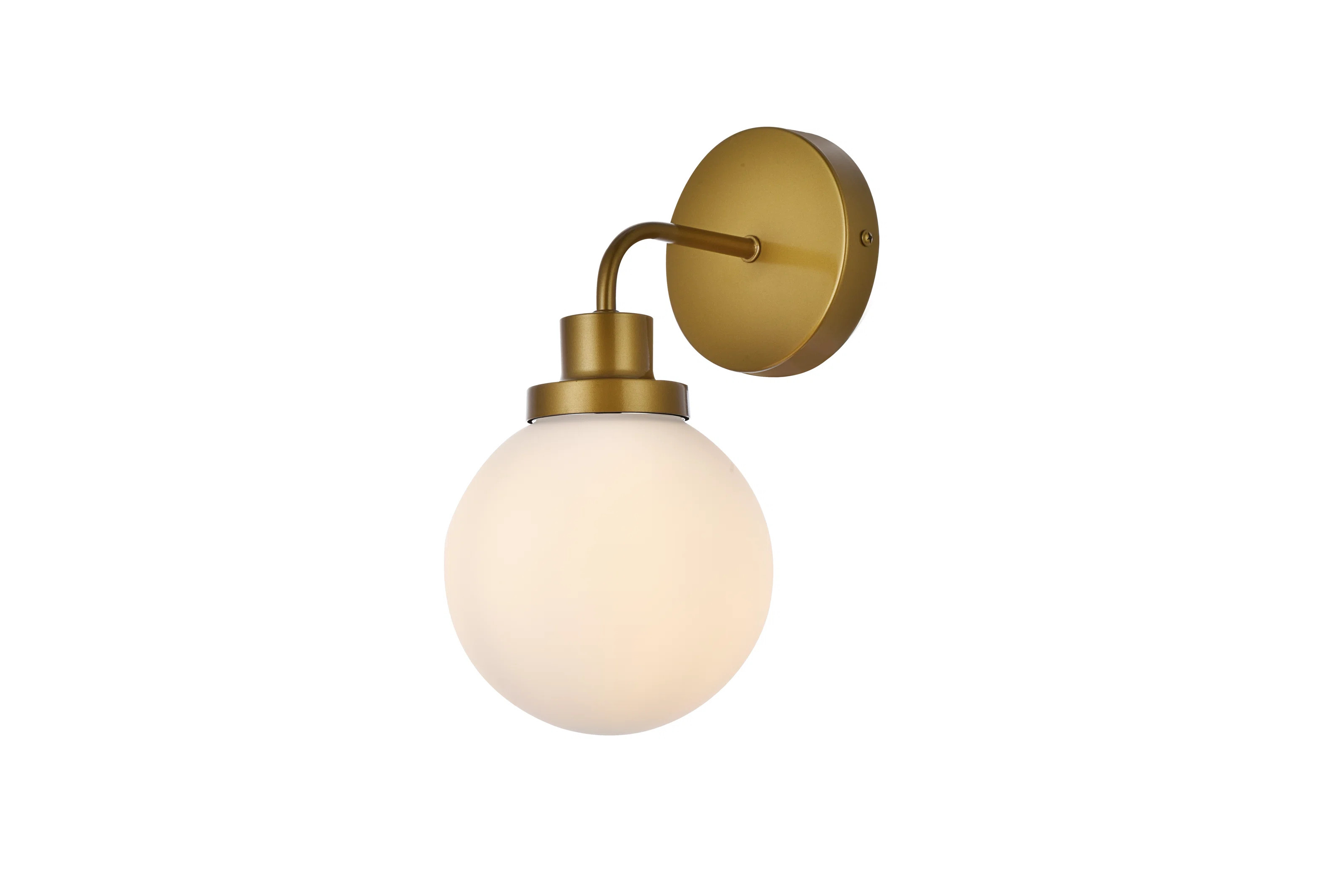 Bangor 1 - Light Dimmable Armed Sconce | Wayfair North America