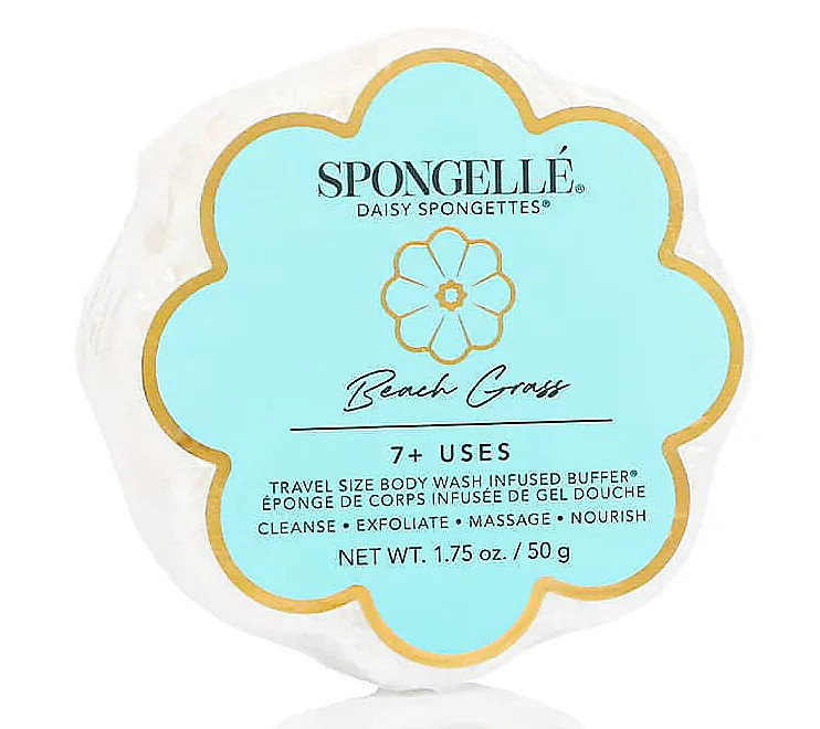 Spongelle Daisy Collection Flower Spongette Inf used Buffer | QVC