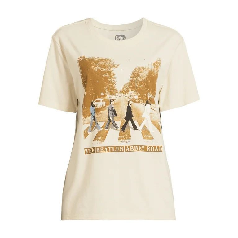 Time and Tru Women's Beatles Graphic Print T-Shirt, Sizes XS-XXXL | Walmart (US)
