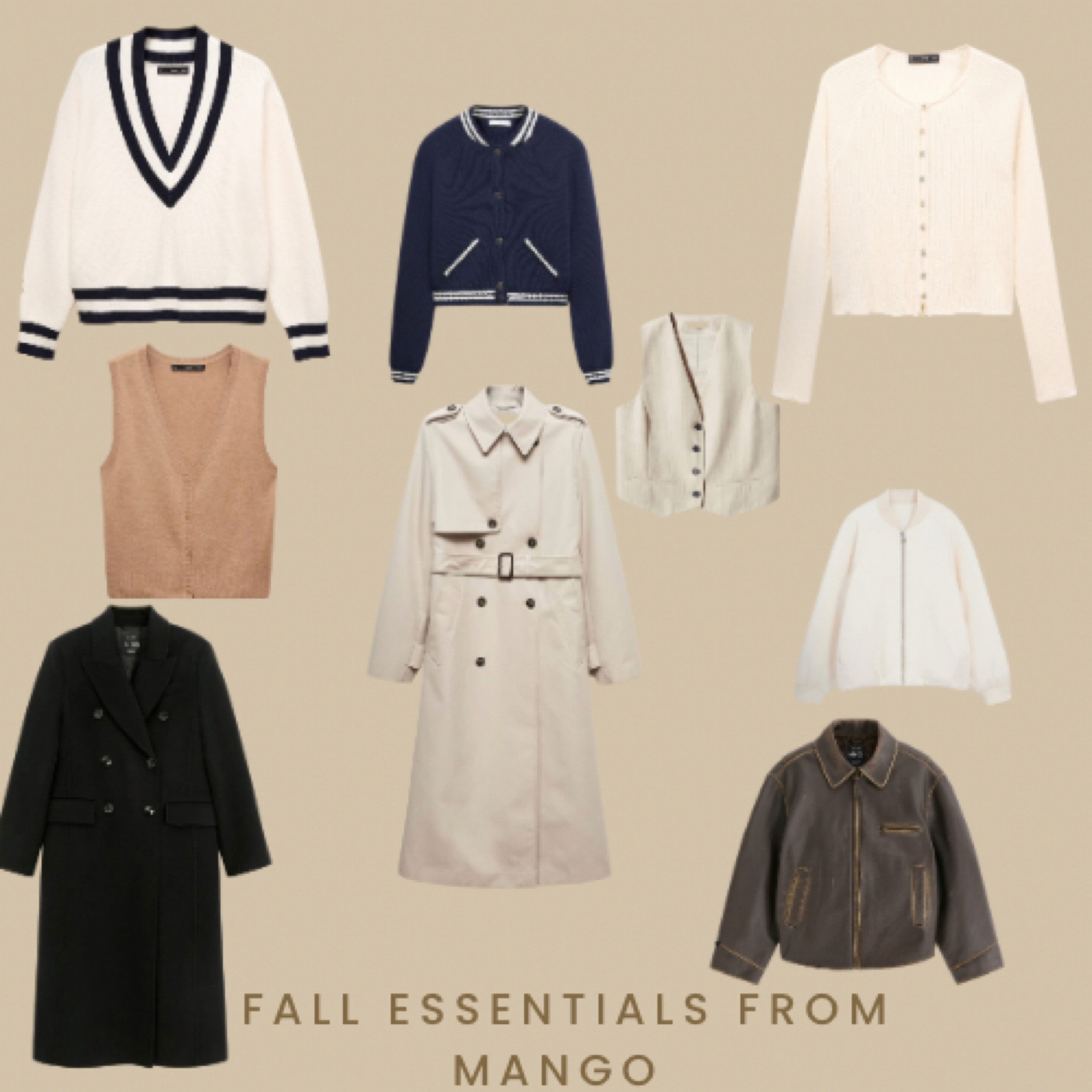 Fall Essentials from MANGO 🍂🍁