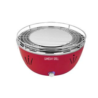 Tailgater Game Day Tabletop Portable Charcoal Grill in Red | The Home Depot