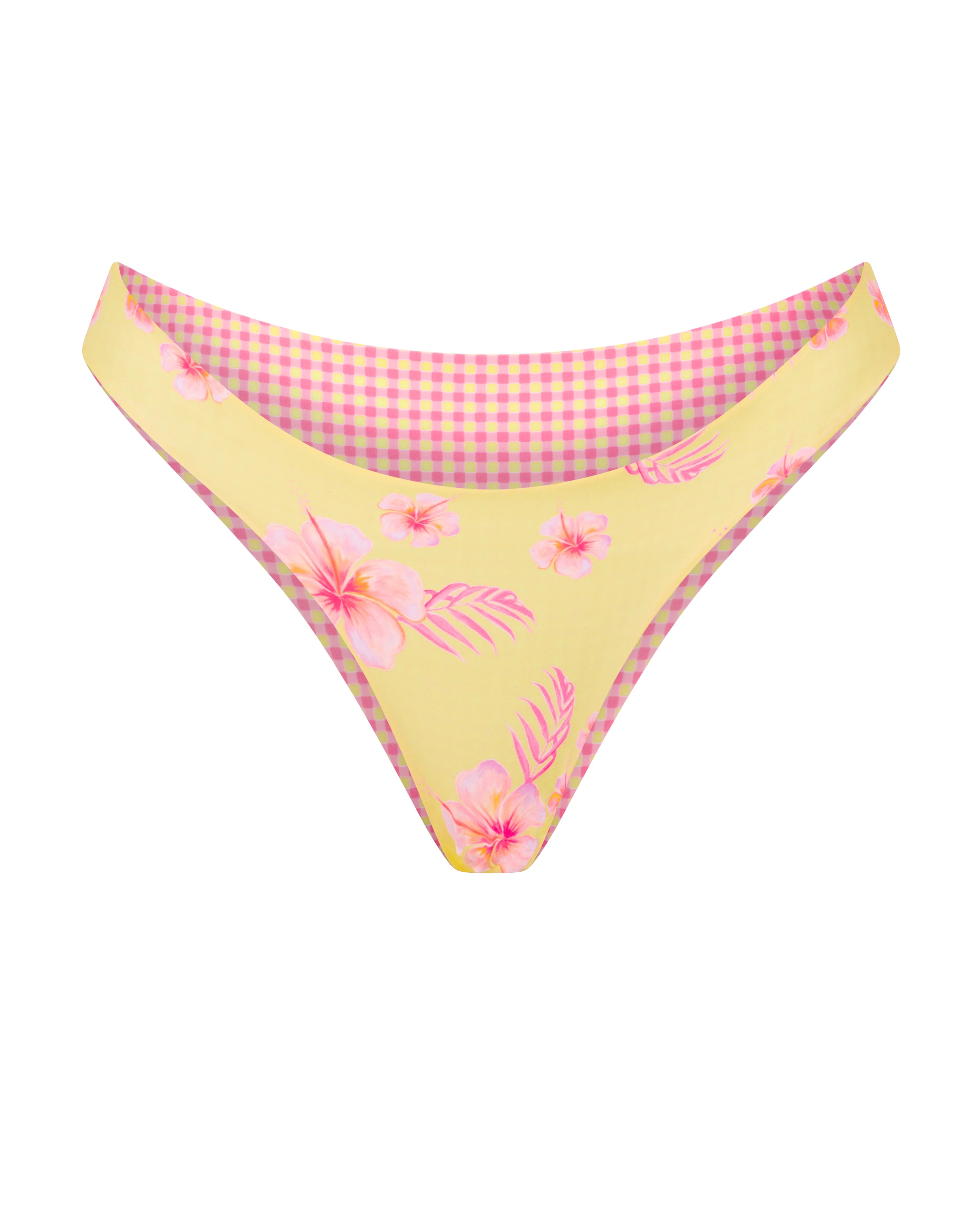 Tahiti Bottom in Clementine Reversible | Leni Swims