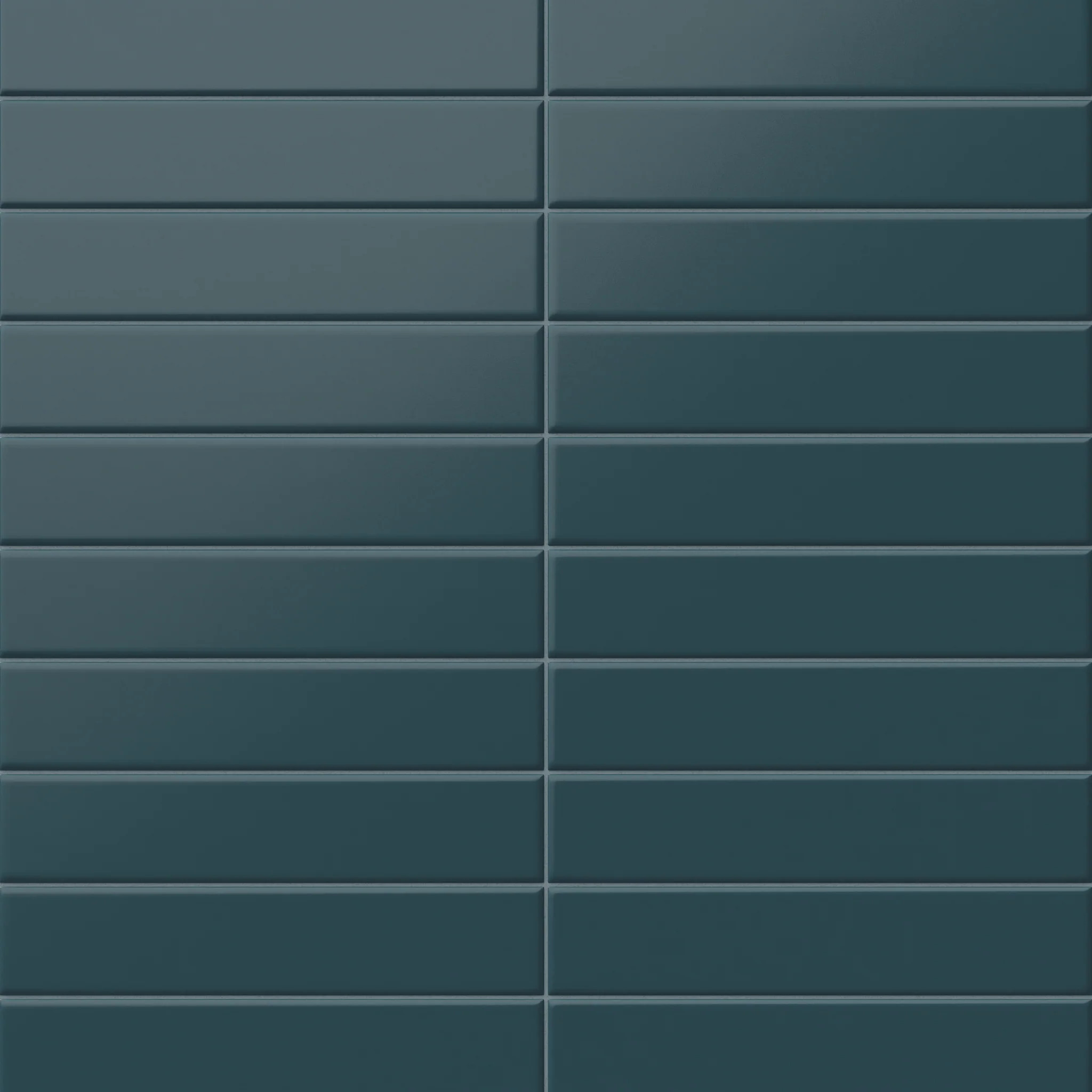 Reagan 2x10 Matte Ceramic Tile in Teal | Edward Martin