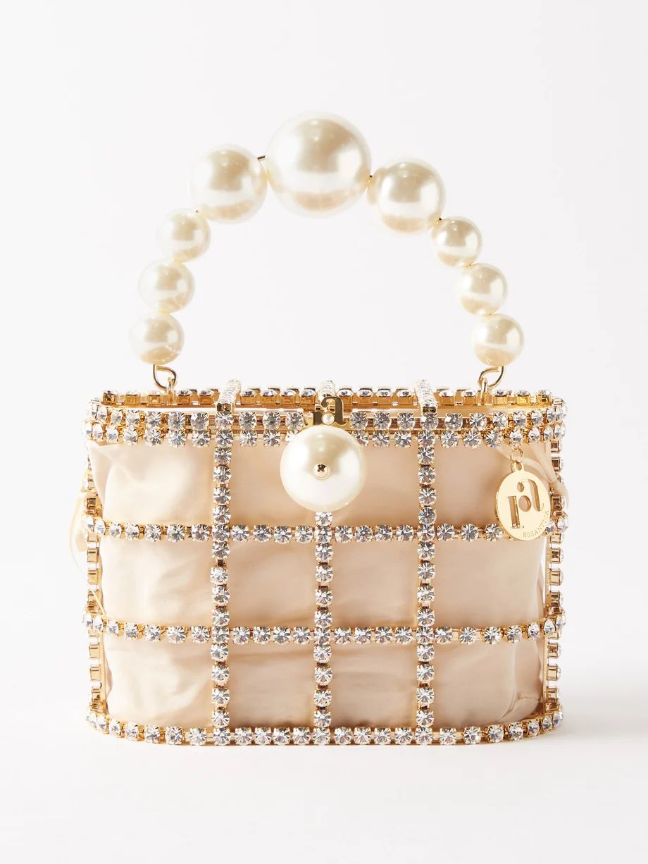 Holli crystal-embellished cage bag | Rosantica | Matches (US)