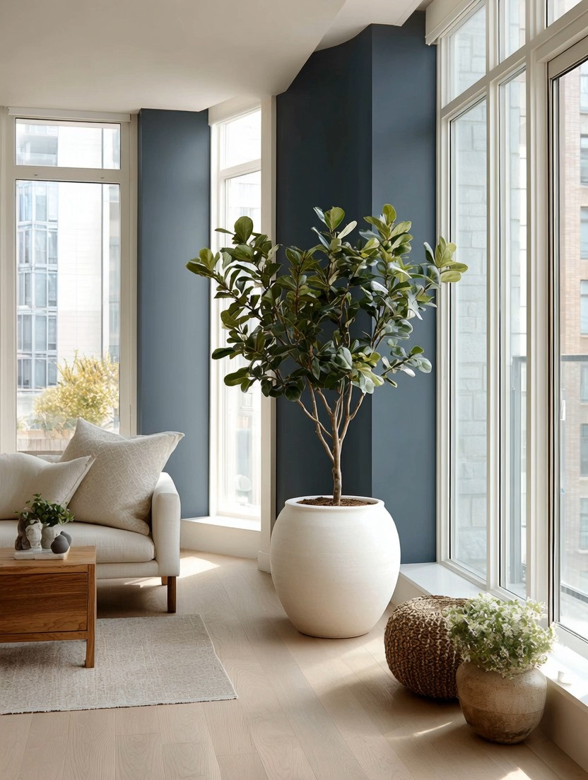 Indoor trees are having a major moment in 2026.

Not because plants were ever out of style.

But because homeowners are finally realizing that a single oversized tree can make a bigger design impact than dozens of small accessories.

A statement tree instantly brings life, height, softness, and movement into a room. It fills those awkward empty corners, draws the eye upward, and creates the feeling that a space is finished and thoughtfully designed.

One of our favorites is the timeless Fiddle Leaf Fig Tree.

Its sculptural shape works beautifully in modern, transitional, organic, and even traditional homes. And when paired with a simple oversized white planter, it becomes a statement piece all on its own.

Want to take the look even further?

Pair it with a deep charcoal or navy accent wall. The contrast between rich dark color, vibrant greenery, and a clean white planter creates one of the most elegant combinations in home decor right now.

The dark wall adds depth.
The greenery adds life.
The white planter adds balance.

Together, they create a room that feels sophisticated, grounded, and effortlessly designer-inspired.

The best part?

You don't need to redesign the entire room.

Sometimes one oversized tree is all it takes to completely transform a space.

🌿 Bigger plants. Bigger impact. Better rooms.

#FiddleLeafFig #IndoorTrees #StatementPlant #HomeDecorIdeas #ModernHomeDecor #OrganicModern #AccentWall #InteriorDesignIdeas #PlantDecor #ElegantAndDriven 

 #LTKHome