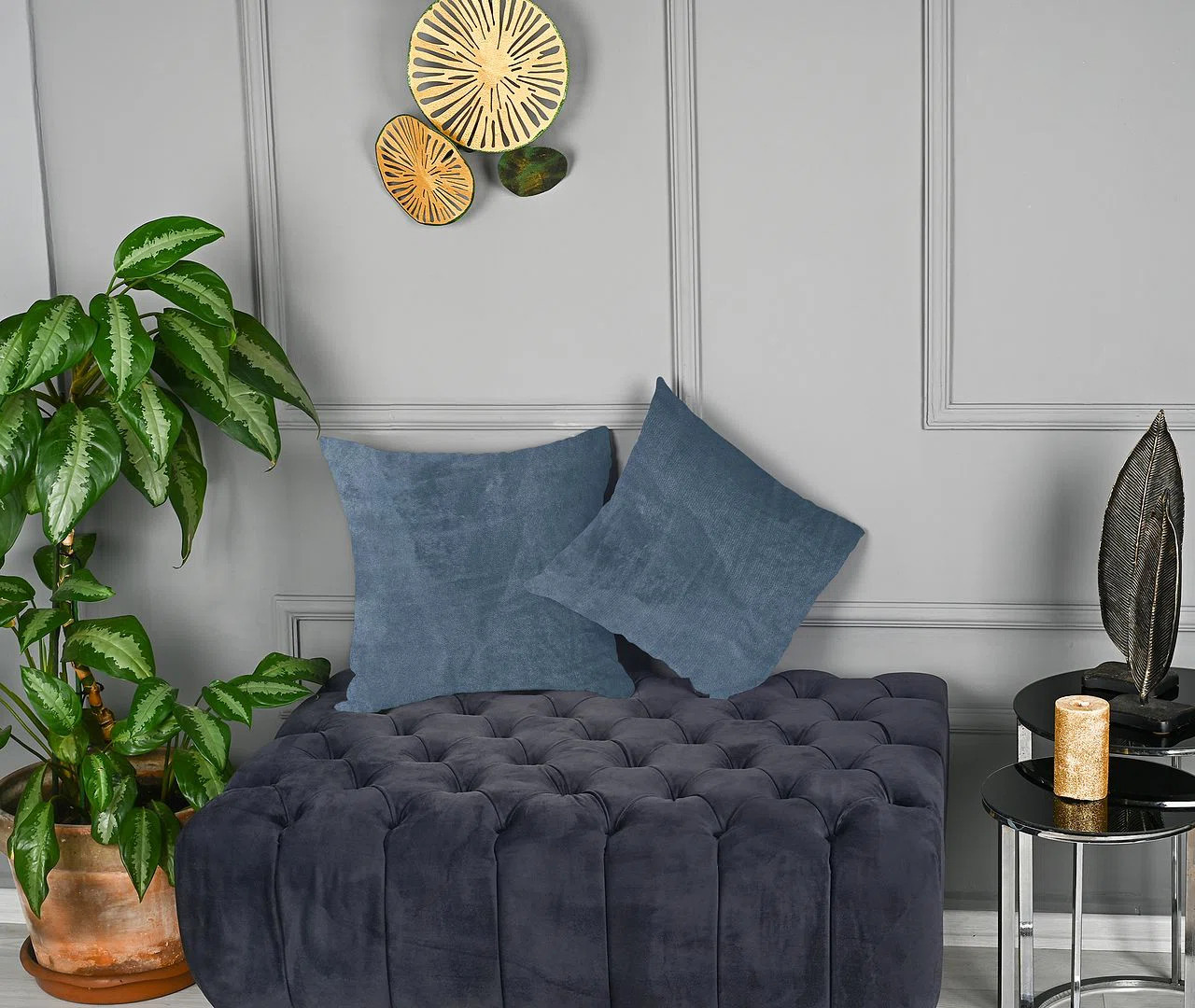 Velvet Throw Square Pillow Cover (Set of 2) | Wayfair North America