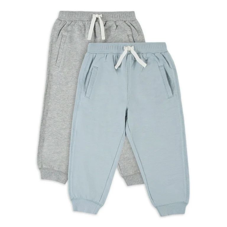 Modern Moments by Gerber Baby and Toddler Boy French Terry Jogger Pants, 2-Pack, 12M-5T - Walmart... | Walmart (US)