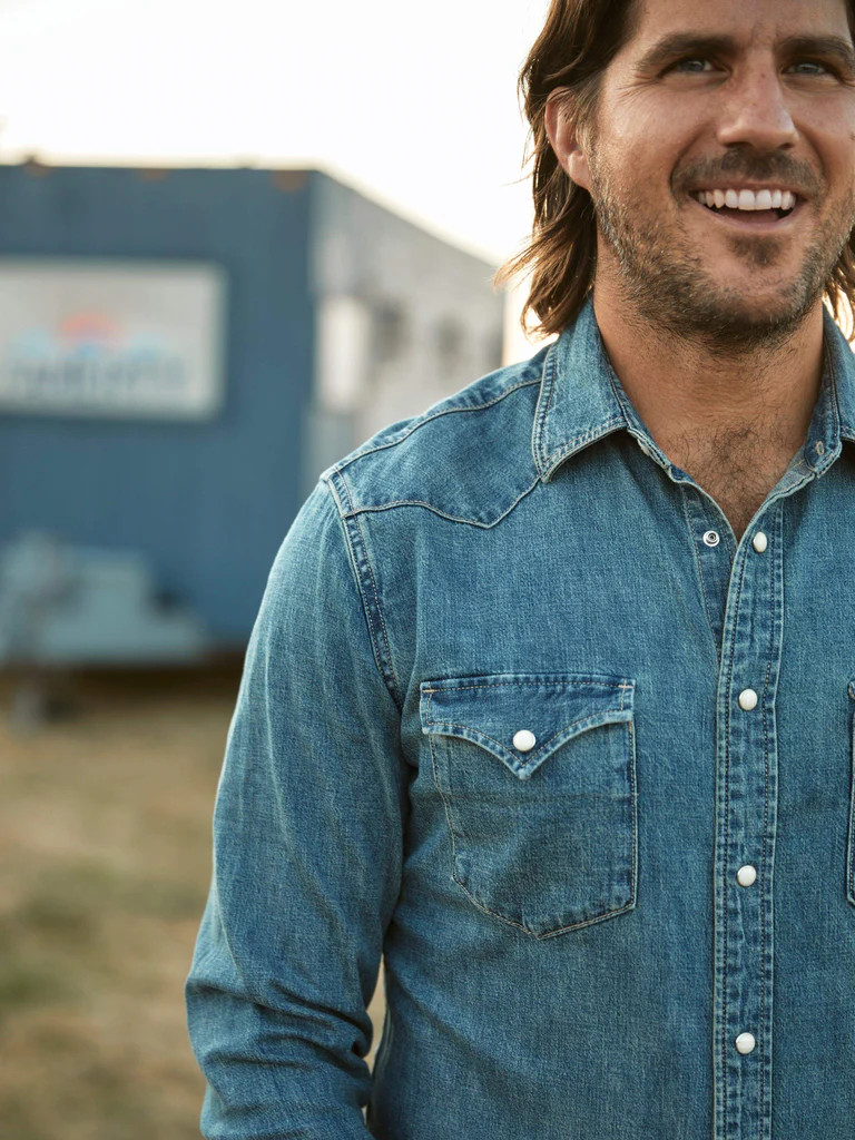 Indigo Western Shirt | Faherty