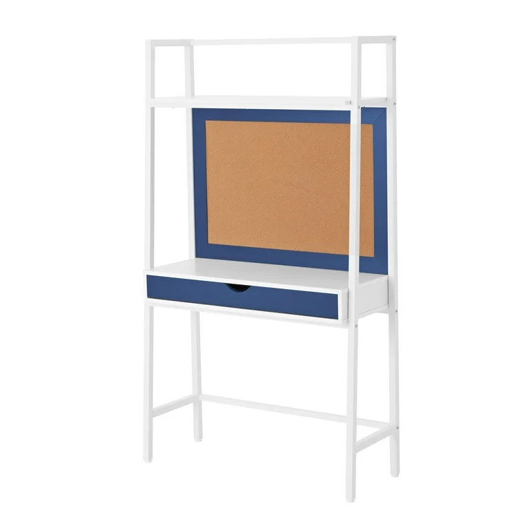 BYO Kids Ladder Desk with Bulletin Board, Navy Blue/White | Walmart (US)