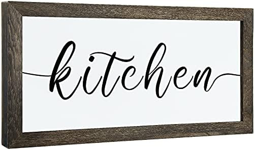 Kitchen Sign Wall Decor - Modern Farmhouse Wood Decor For Kitchen, Rustic Farmhouse Home Decor Si... | Amazon (US)