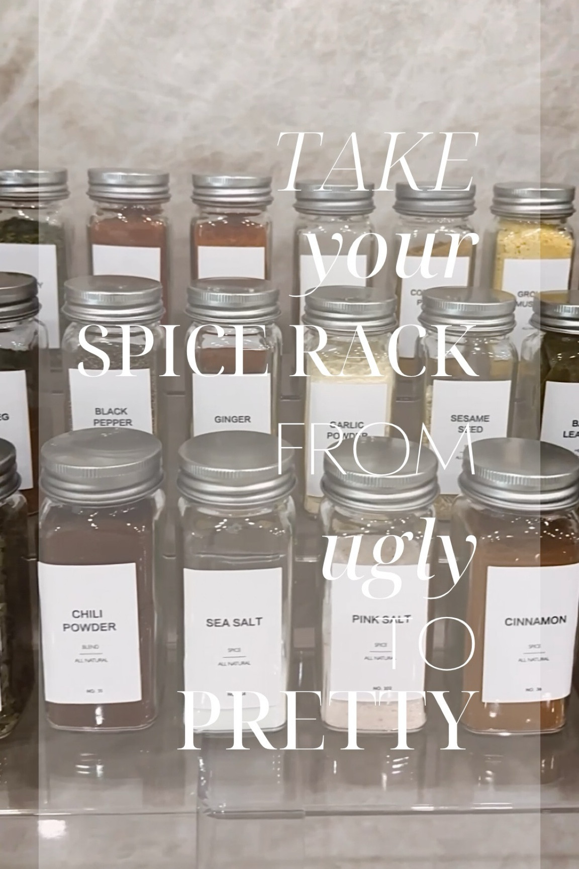 spice rack organization — you won’t regret it! Labels also linked ✔️

#LTKhome #LTKfamily