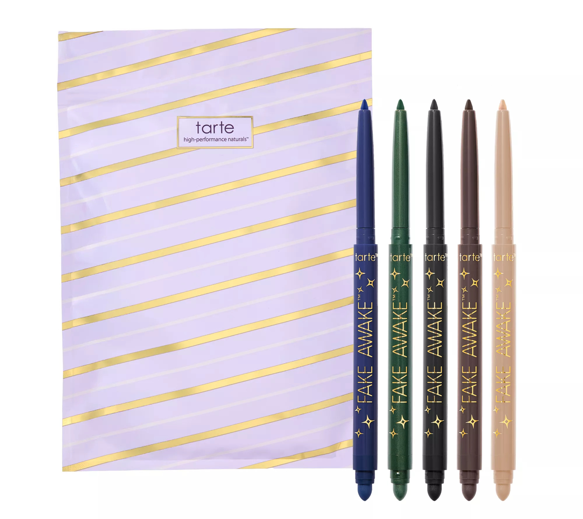 tarte line your stocking fake awake eyeliner 5pc set - QVC.com | QVC