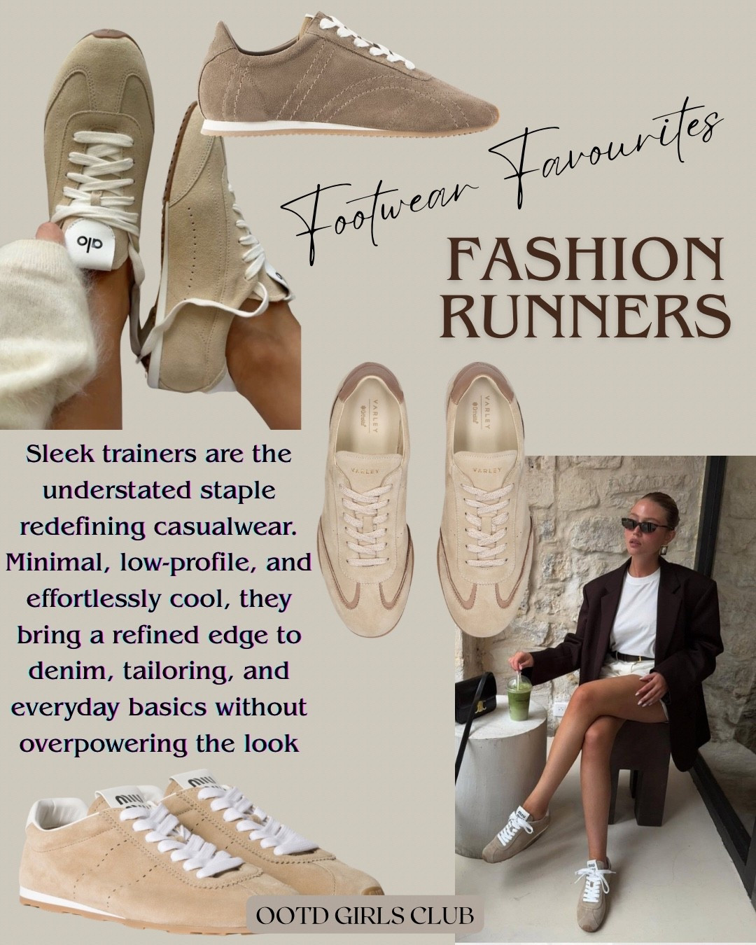 Fashion runners - slim trainers - suede trainers - minimal - footwear 

#LTKstyletip #LTKshoes #LTKspring