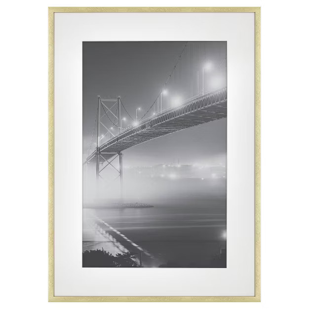 Thin Metal Matted Gallery Frame Gold - Project 62 | Target