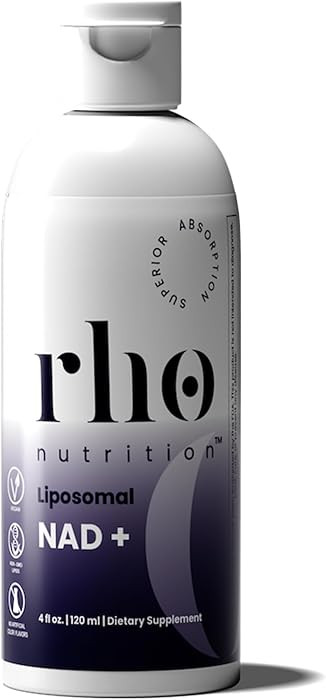 Rho Nutrition Liposomal NAD+ – Liquid Supplement Designed to Help Support Absorption – Active... | Amazon (US)