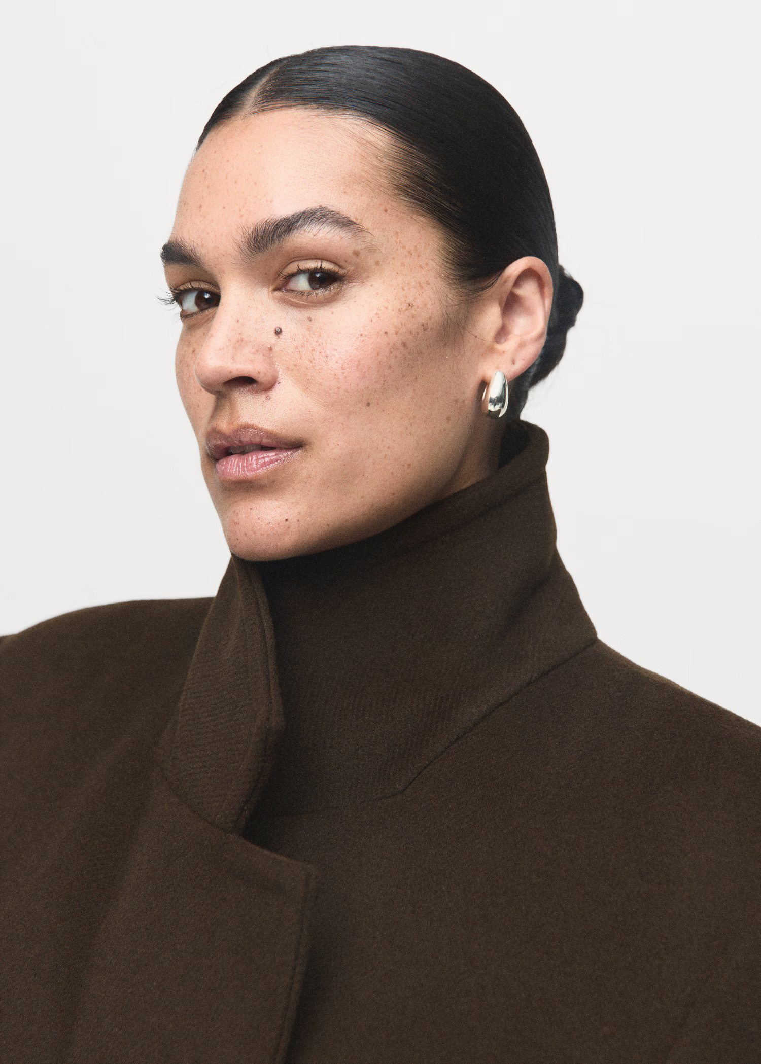 Double-breasted wool coat | MANGO (UK)