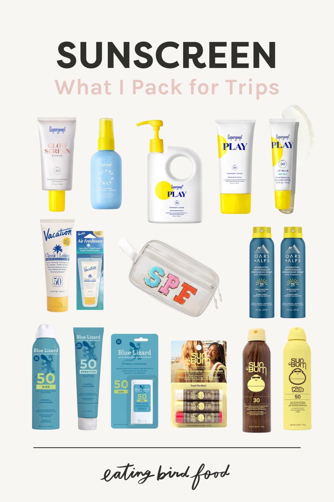 Sunscreen Favorites | Sunscreen I pack for trips 

#LTKSeasonal #LTKFindsUnder100 #LTKStyleTip