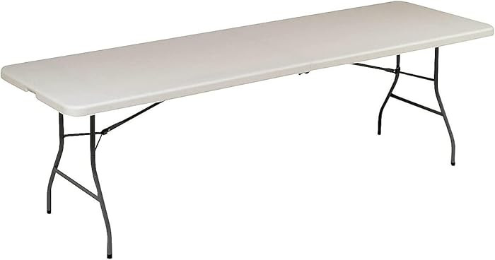 STAPLES 470962 8-Ft Fold in Half Folding Table | Amazon (US)