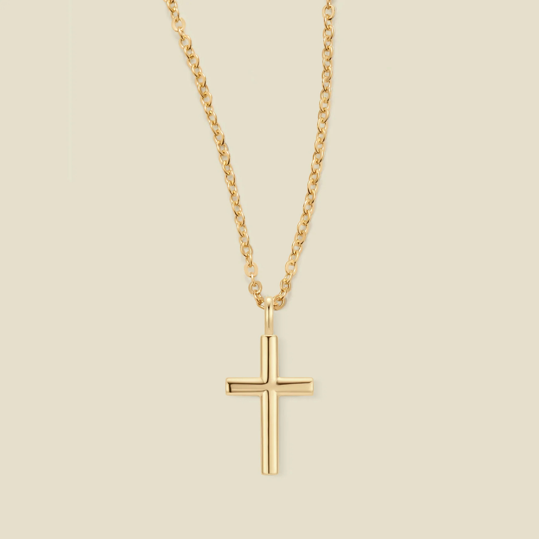 Rounded Cross Necklace | Made by Mary Jewelry | Made By Mary
