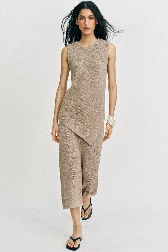 KNIT MIDI SKIRT | Zara US