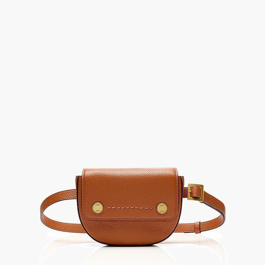 Bristol convertible fanny pack in pebbled leather | J.Crew US
