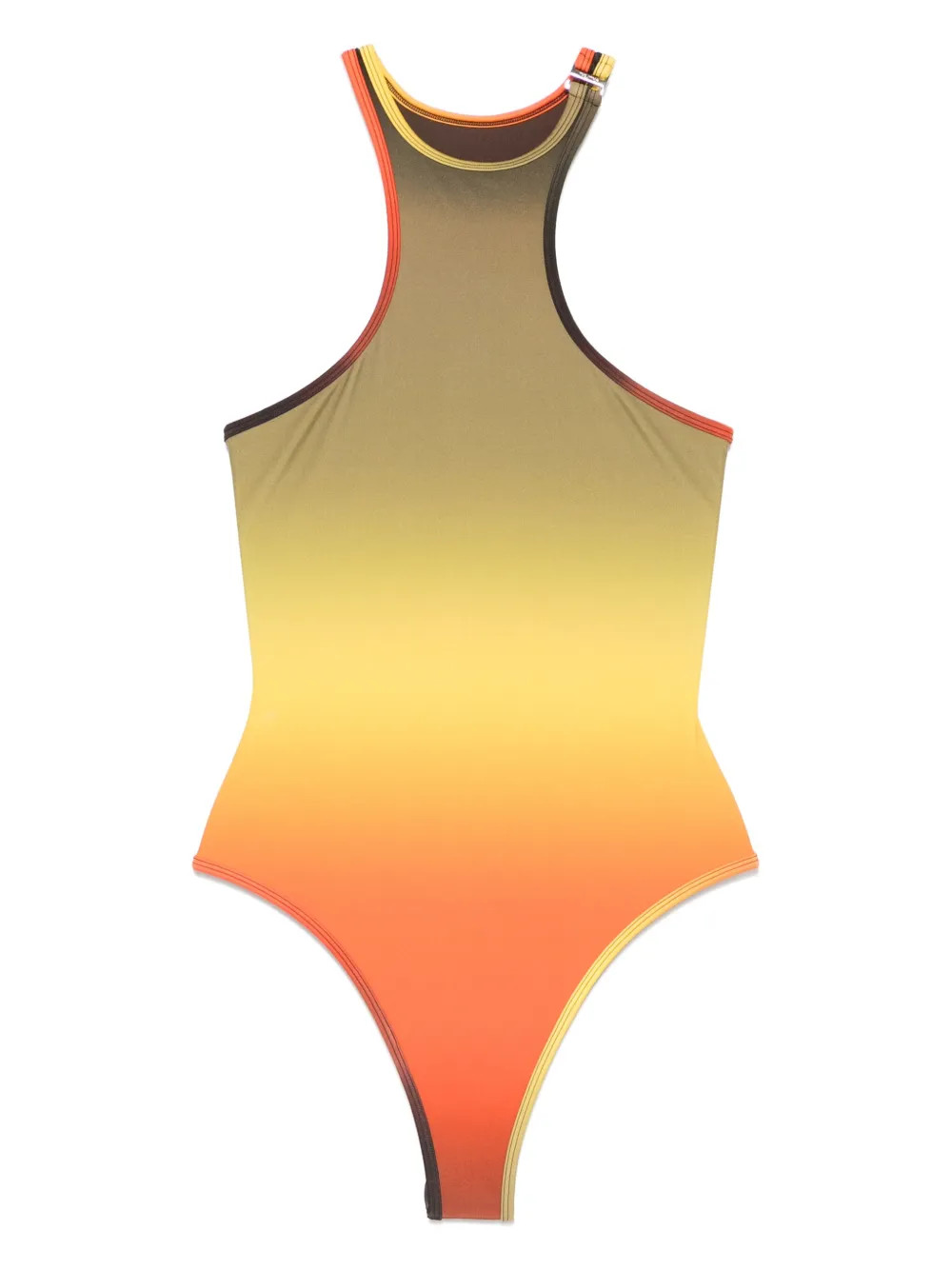 The Attico ombré-effect Swim Suit | Green | FARFETCH | Farfetch Global