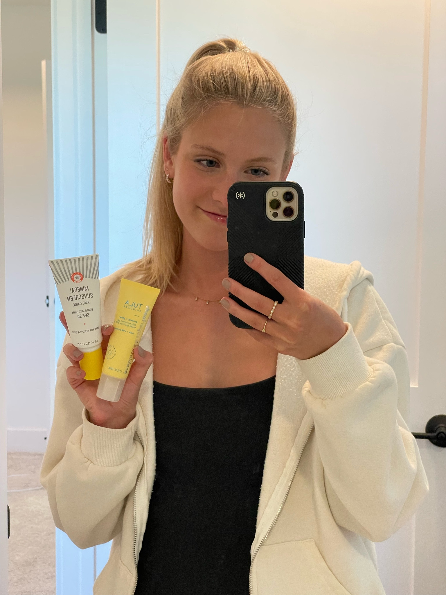 Face sunscreen favs☀️!! Tula is lightweight & glowy gel that goes well under makeup. First aid beauty is creamy & hydrating mineral sunscreen. Both are 30 spf. #summer #sunscreen #skincare

#LTKbeauty #LTKFind #LTKunder50