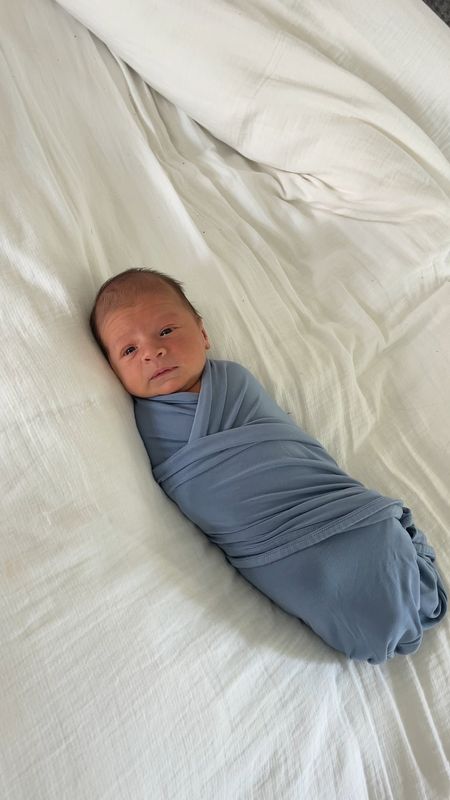 Sweet baby Jackson wearing his KyteBaby swaddle, onesies, and sleep bag. 

#LTKbump #LTKbaby