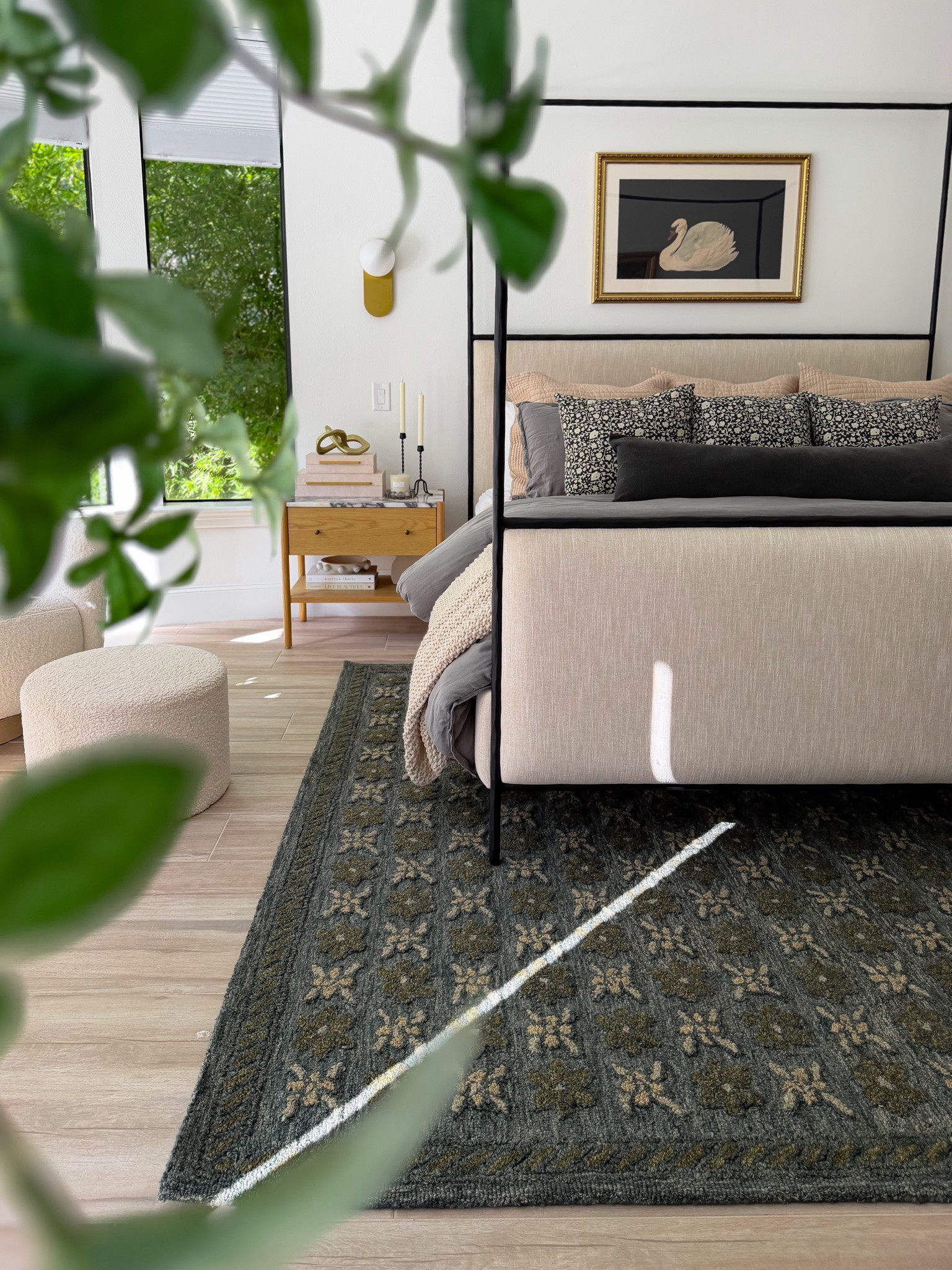 A little drama never hurt ✨

The Forrest Hand-Tufted Rug in Lagoon Olive was the layer this room was missing. I love how the deeper tones ground all the softer neutrals, while the tufted texture adds so much dimension. It completely shifted the feeling of the space without changing anything else.

The entire @heidicaillierdesign x @joonloloi  collection has that same beautifully collected quality — rich color, unexpected pattern + layers of texture that feel like they’ve always belonged.

#HeidiCaillierxJoonLoloi #JoonLoloi #LoloiRugs #InteriorDesign #BedroomDesign #CollectedHome

#LTKHome