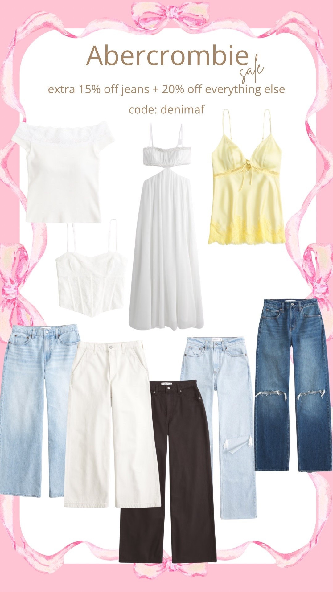 Abercrombie denim sale, 90s jeans , baggy jeans 

#LTKootd #LTKgrwm