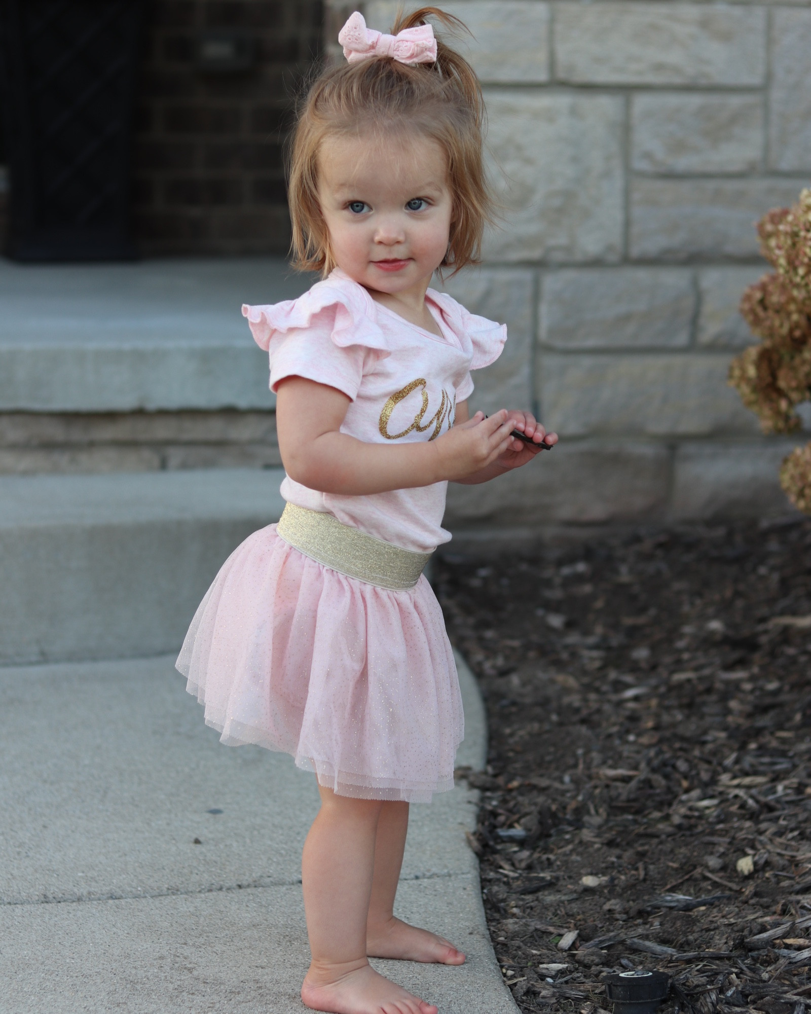 Adorable outfit for a one year old / first birthday photoshoot! Pink short sleeve (ruffles) onesie with gold cursive letters ONE on the front and a little pink tutu skirt and clip bow in her hair




First year, baby girl, toddler girl, one year old baby girl, tutu, tut skirt, headband, flower headband, ruffle onesie, glitter, sparkly, pink, multi-color, fluffy skirt, onesie, affordable, amazon finds, sale alert 

 

#LTKSaleAlert #LTKParties #LTKBaby