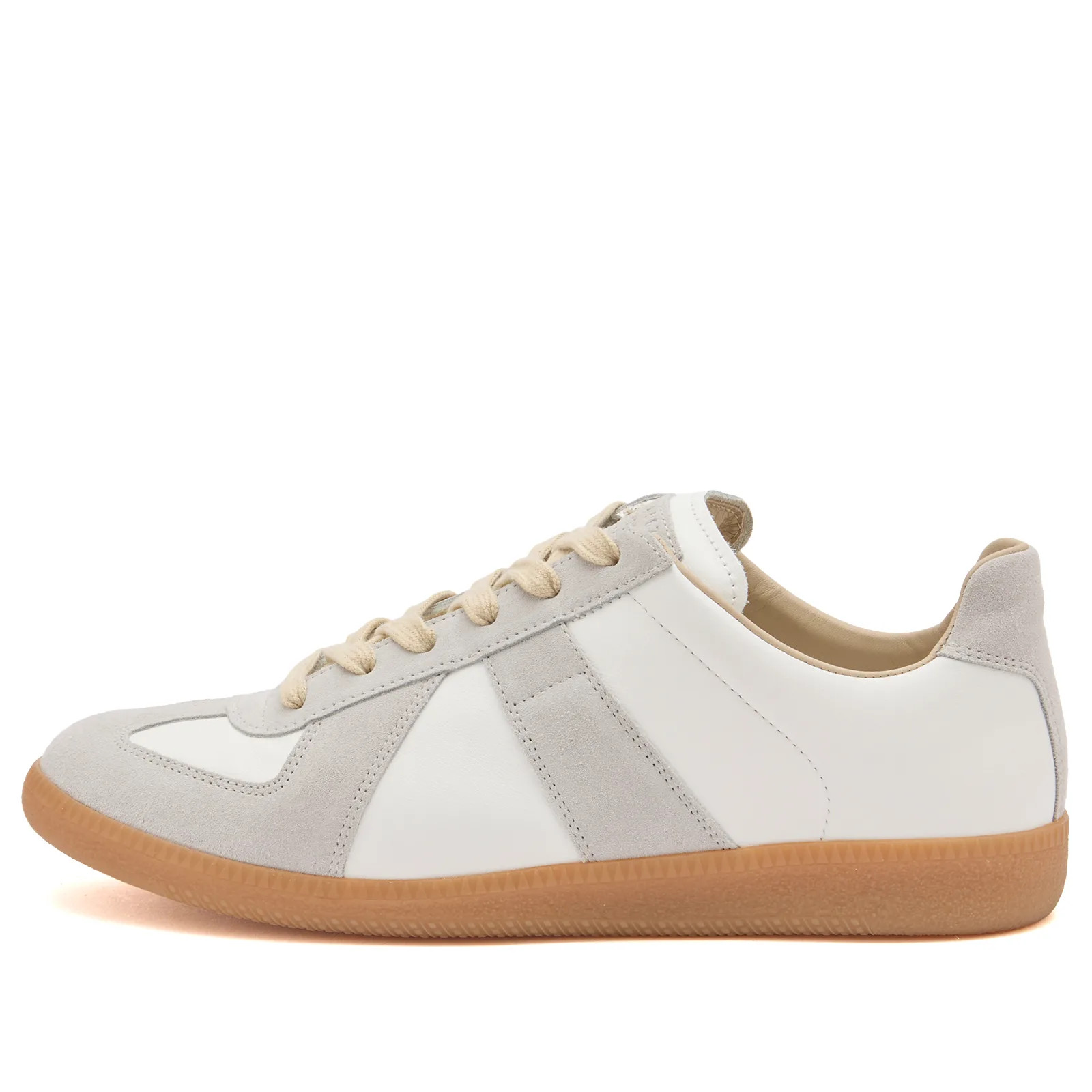 Maison Margiela Men's Classic Replica Sneakers in OffWhite, Size UK6 | END. Clothing