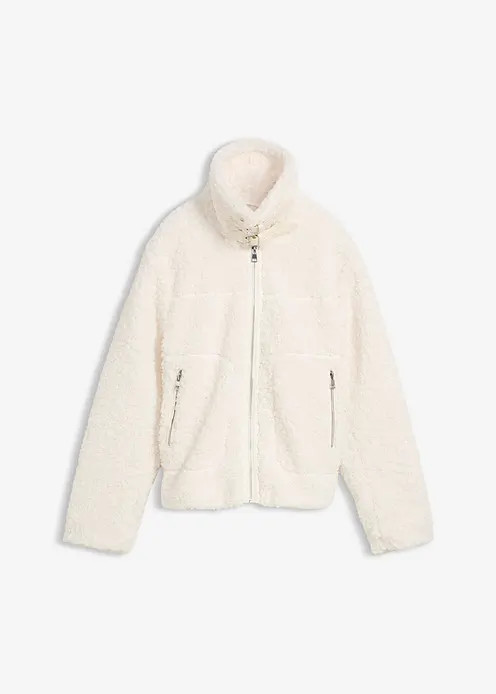 Fellimitat-Jacke aus Teddyfleece | Bonprix DE