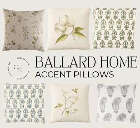 Beautiful accent pillows for Spring! These would be perfect on a sofa, accent chair, or daybed! 


Ballard, Accent Pillow, Pillow Cover, printed pillow, living room, bedroom, guest room, accent chair, daybed, neutral home, sale pillow, sale finds, accent decor, spring refresh, neutral home, traditional home, paisley pillow, botanical pillow 

#LTKsalealert #LTKfamily #LTKhome