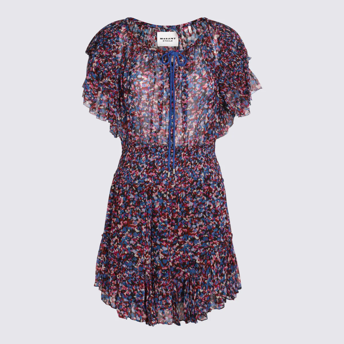 Marant Etoile Floral Print Dress — Multicolor | Italist Inc.