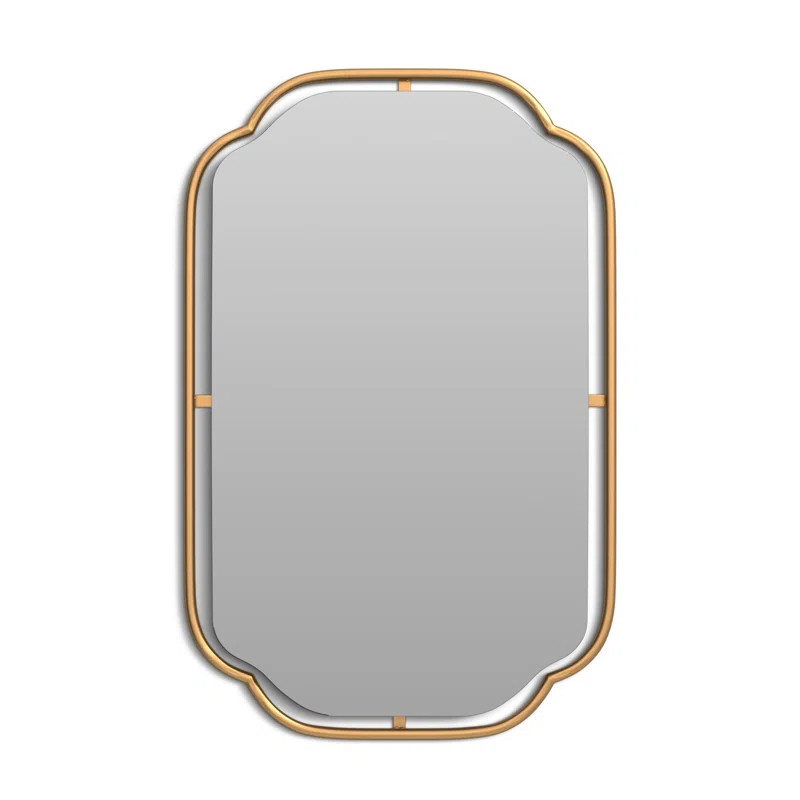 Donath Metal Flat Wall Mirror | Wayfair North America
