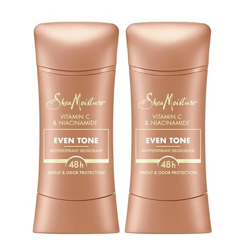 SheaMoisture Antiperspirant Deodorant Stick Even Tone Vitamin C & Niacinamide 2 Count for 48HR Sweat & Odor Protection with No Parabens & No Mineral Oil 2.6 oz | Amazon (US)
