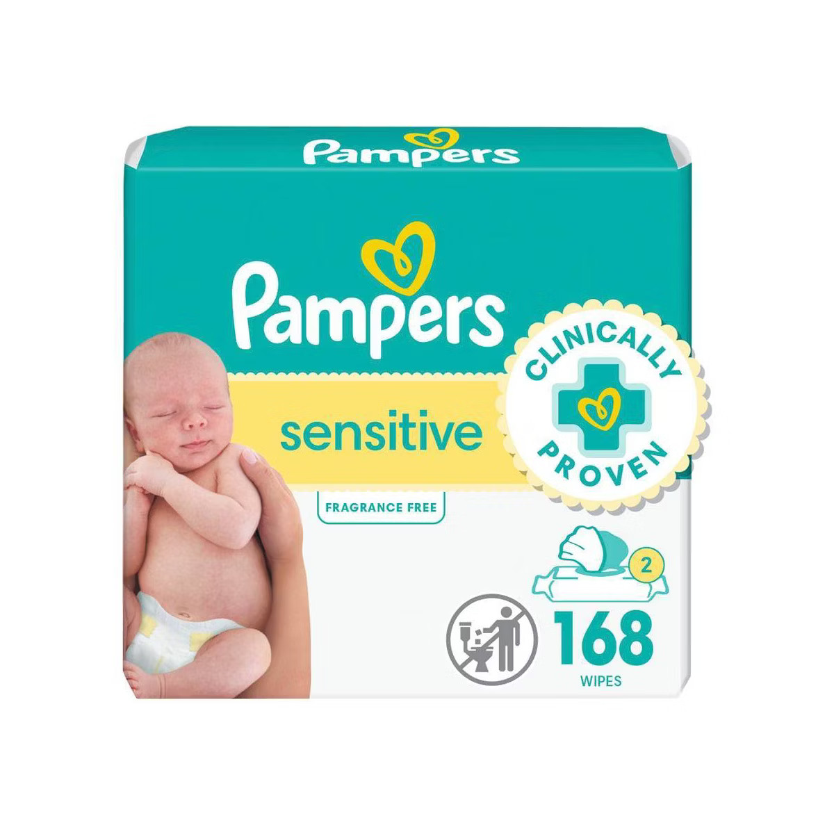Pampers Sensitive Baby Wipes (Select Count) | Target