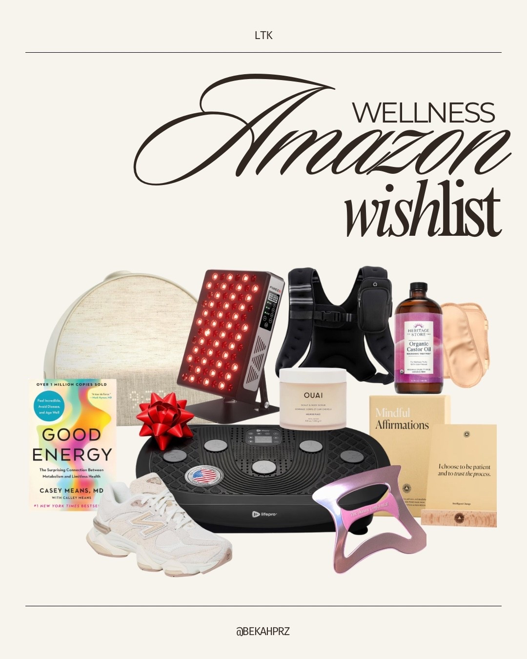 Small changes add up.
This wellness Amazon wish list focuses on lowering toxic load and supporting the body through simple daily rituals.🤍


#LTKselfcare #LTKfitnessgoals #LTKGiftGuide