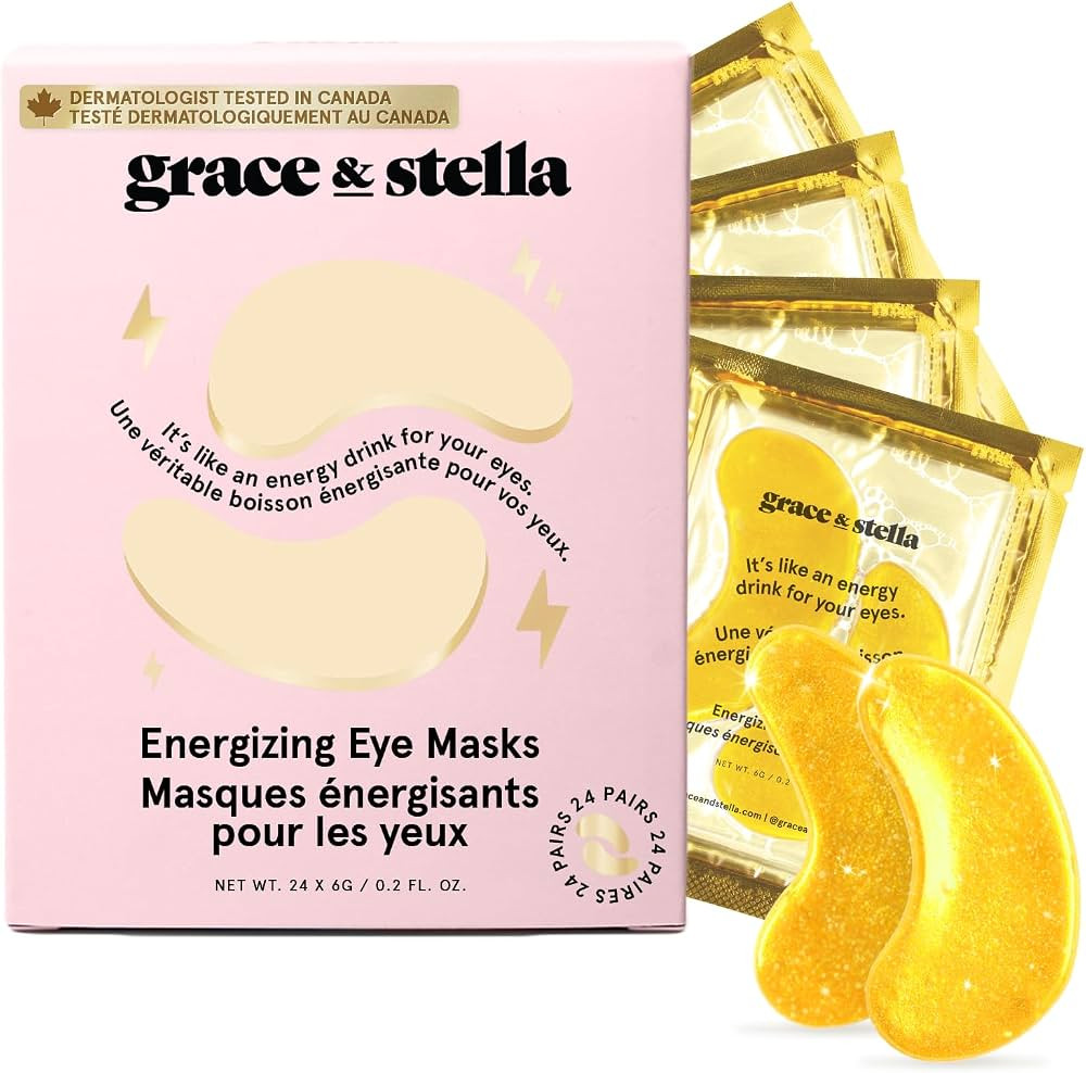 grace & stella Under Eye Mask - Reduce Dark Circles, Puffy Eyes, Undereye Bags, Wrinkles - Gel Un... | Amazon (CA)