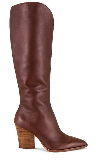 Rocky Boot in Chocolate Leather | Revolve Clothing (Global)
