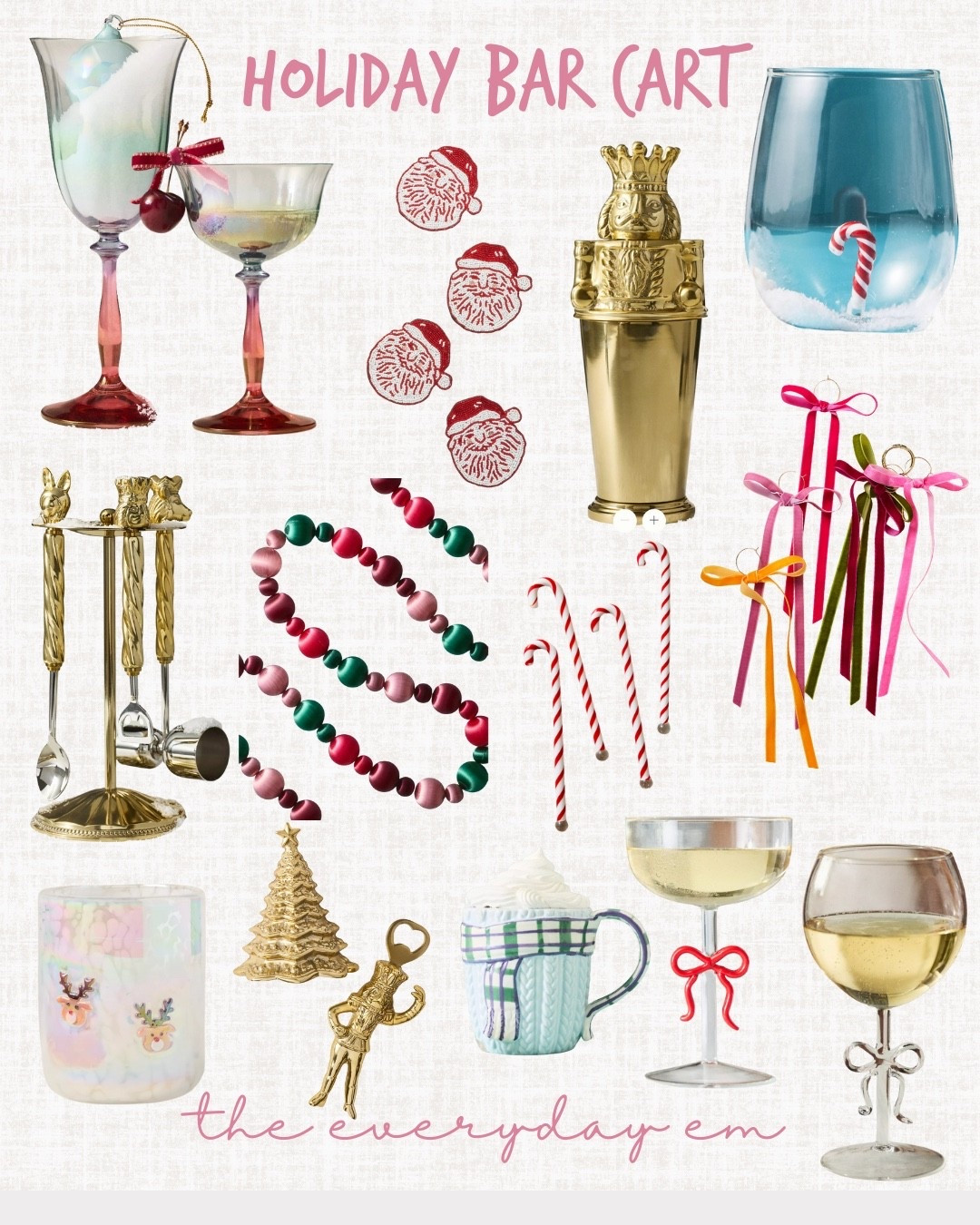 Get your bar cart ready for the holidays! 

#LTKHome #LTKParties #LTKSeasonal