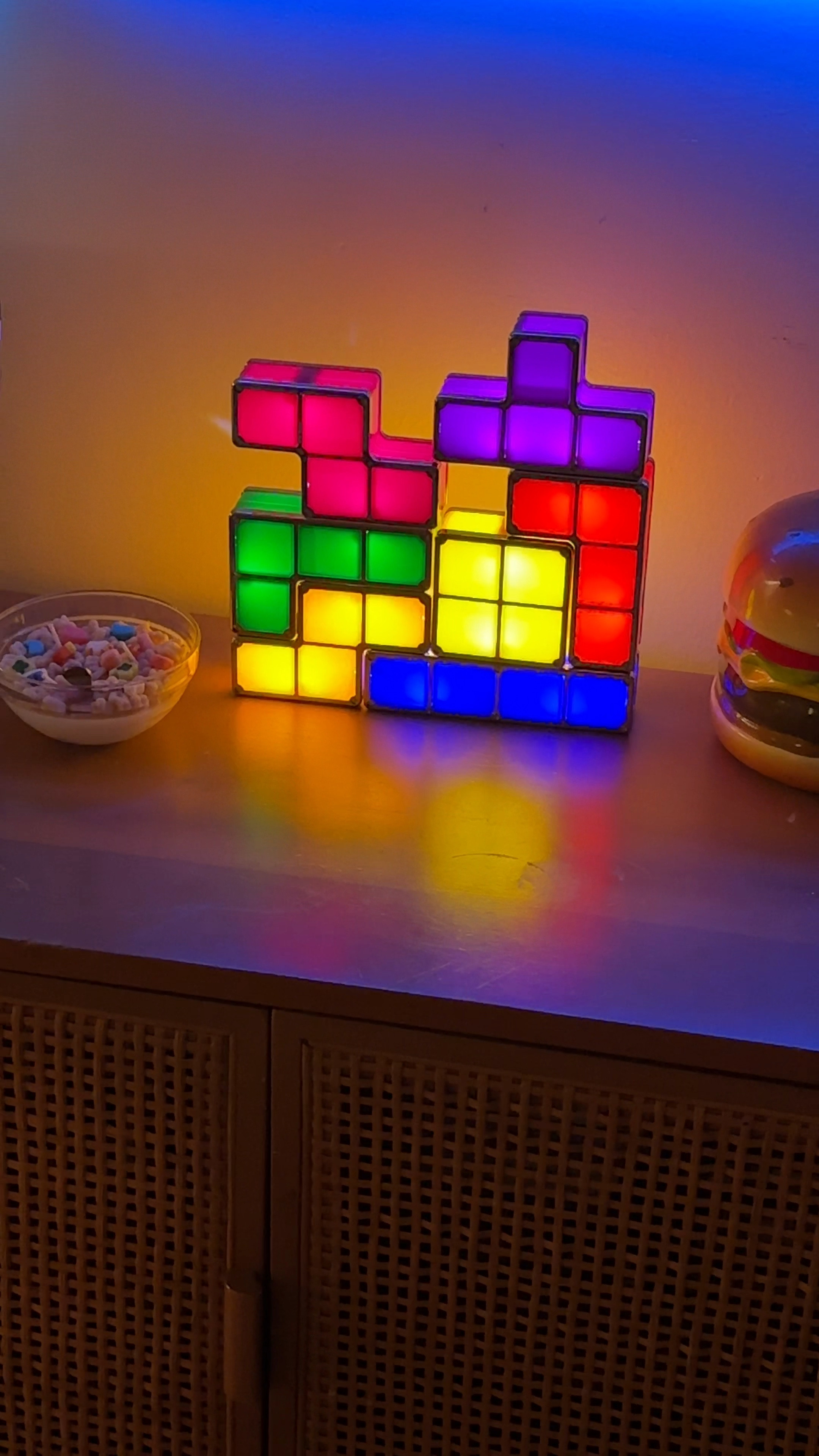 Coolest tetris lamp 💙💚💛🧡❤️

#LTKhome #LTKfindsunder50 #LTKVideo